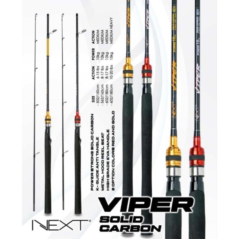 Joran Pancing Next Viper 150/165/180 cm Solid Carbon