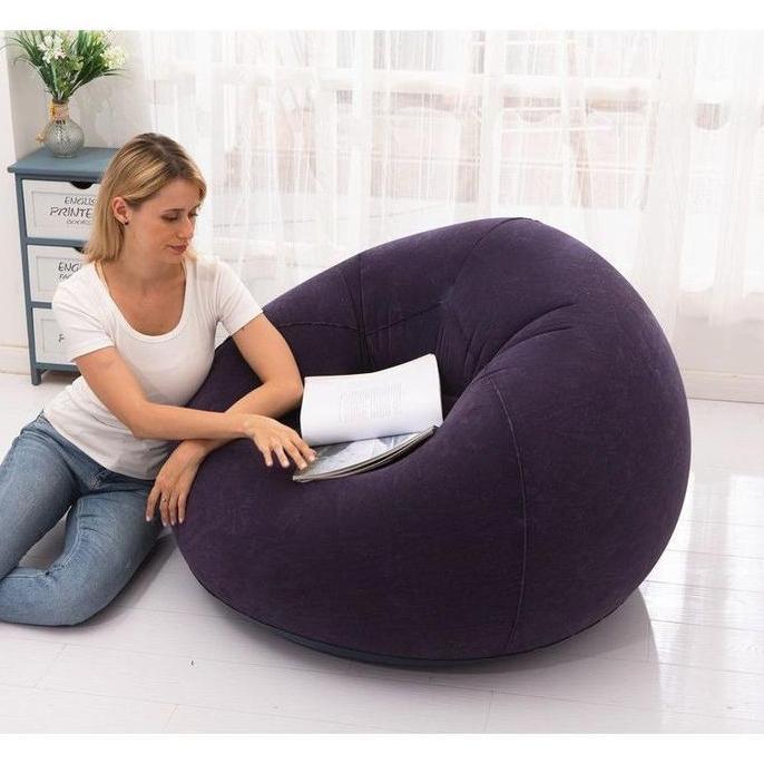 Sofa Bola Tiup Baru Sofa Malas Berkelompok PVC Desain Kreatif Trendi Sofa Malas Portabel yang Harus 
