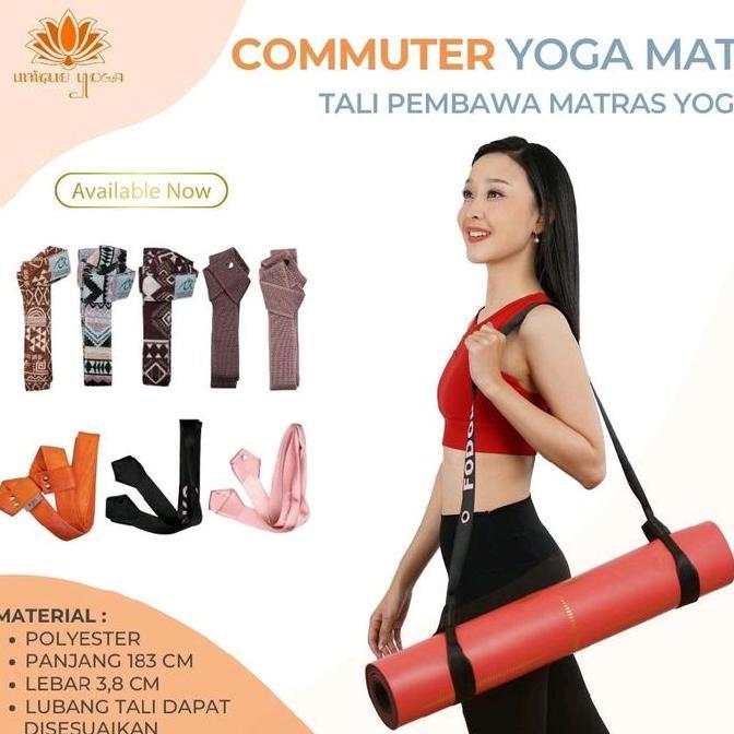 Tali Matras Yoga / Commuter New Ungu Sekelas Lululemon