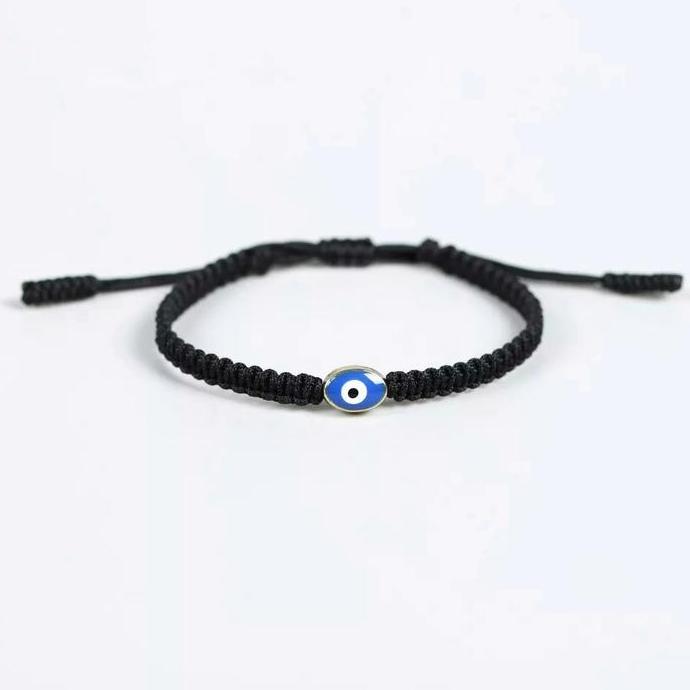 Handmade Eternal Turkish Lucky Evil Eye Bracelet Blue Eye Braided Rope