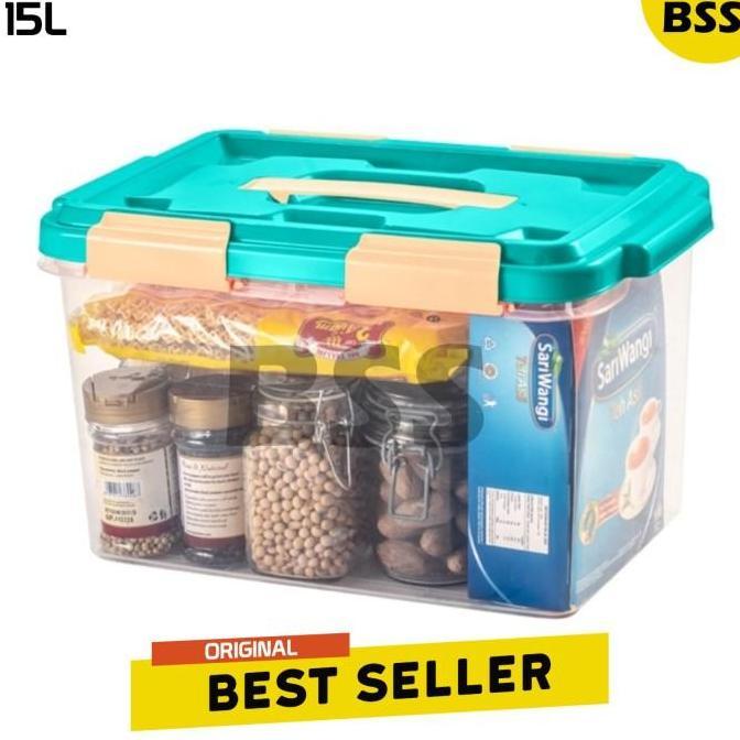 CONTAINER BOX PLASTIK KECIL EZY KAPASITAS 15 LITER