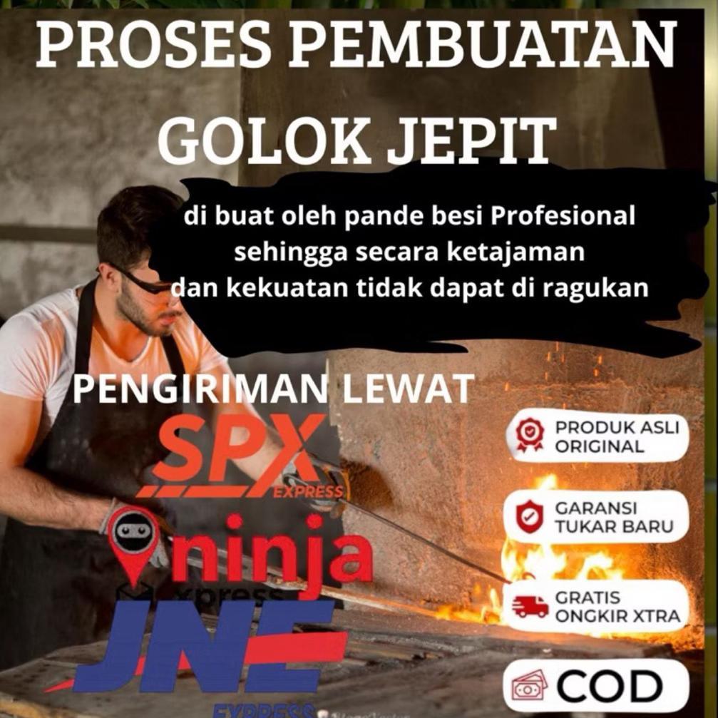 Bisa Cod Golok Kebun Super Tajam | Perkakas Kebun Multifungsi > Bisa Untuk Sembelih Dan Pangkas >?<