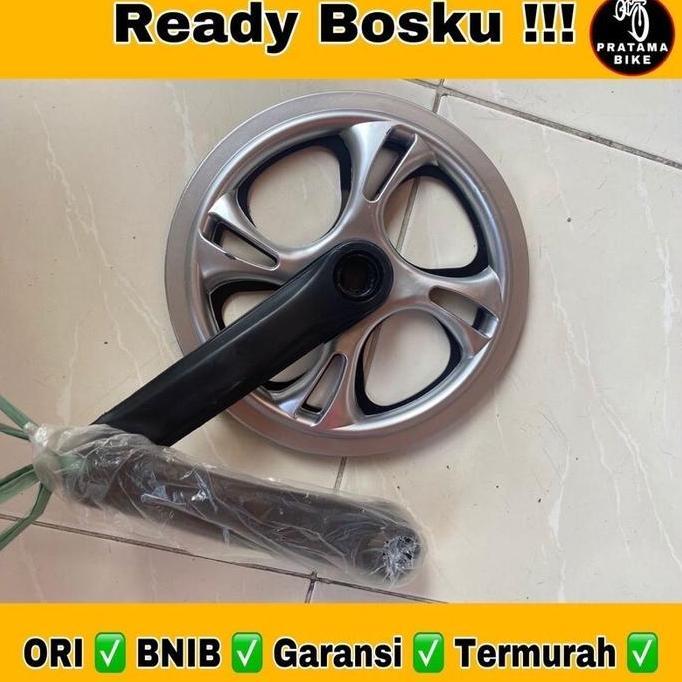 Promo Crank / Gear Depan single 48t Piringan sepeda Lipat Minion CTB Fixie panjang arm 152mm Termura