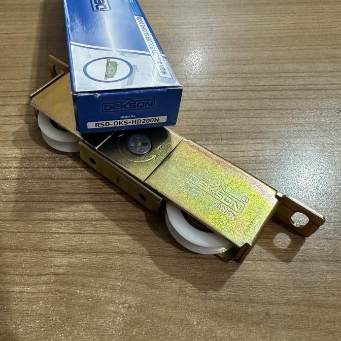 Roda Sliding Double Heavy Duty Nylon Roller Sliding Wheel Dekkson