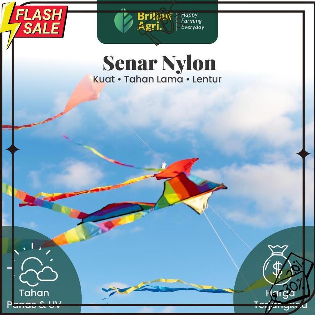 Brilian - Senar Cap Ikan Kakap Ukuran 6000 Per Roll /Tali Senar Pancing / Senar Layangan Meledak