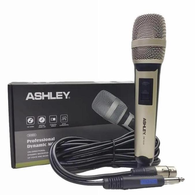 Volwe- Microphone Kabel Ashley Dm Voice Original Ashley Kabel Mikrofon