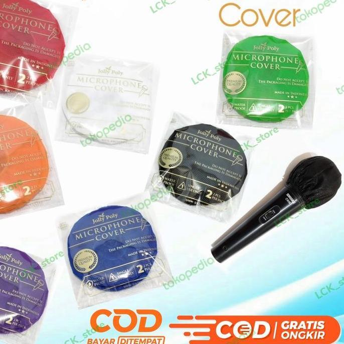 Volwe- Cover Microphone /Cover Mic /Sarung Microphone/Tisu Mic/Pembungkus Mic