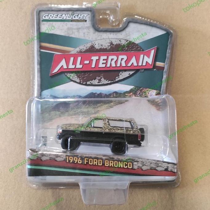Promo GREENLIGHT ALL TERRAIN SERIES 14 - 1996 FORD BRONCO CAMOUFLAGE Diskon