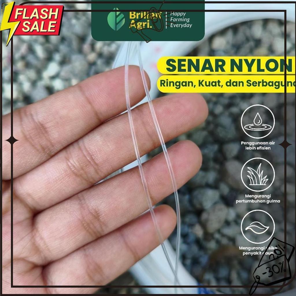 Brilian - Senar Cap Ikan Kakap Ukuran 2500 Per Roll /Tali Senar Pancing / Senar Layangan Termurah