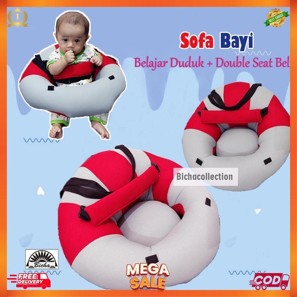 Sofa Bayi Belajar Duduk Sofa Baby Multifungsi Double Safety Belt [B6]
