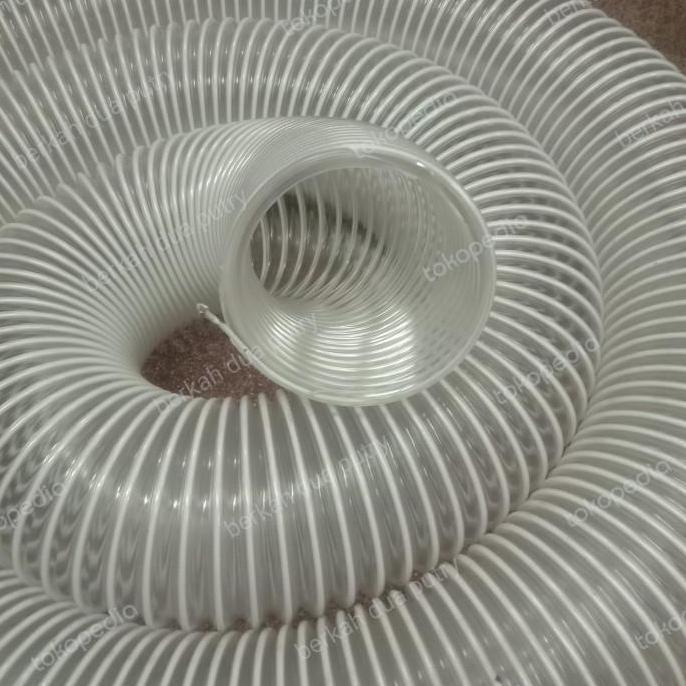 PU ducting hose 6"inch selang flexible vacum pelastik flex meteran