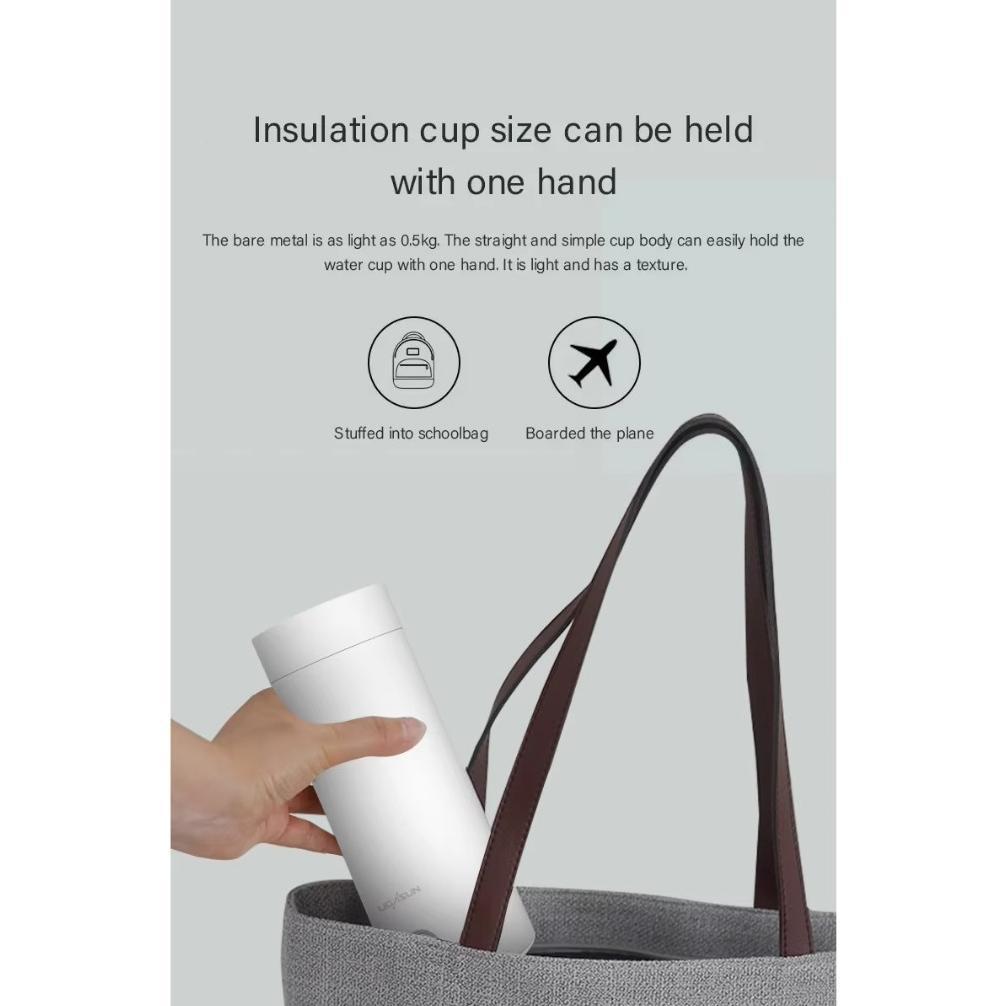 pengiriman cepat Teko Listrik Portable 400ml - Pemanas Air Mini untuk Travel/Kantor, Pemanas Cepat, 