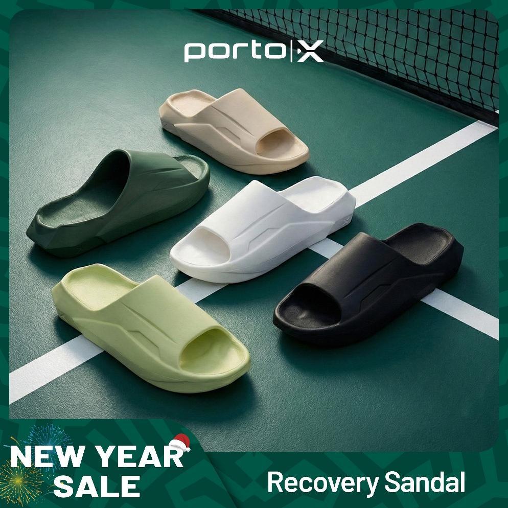 Porto X Sandals - Ludwig Slides Sendal Slop Recovery Sport Adaptifoam Pemulihan Kaki terlaris
