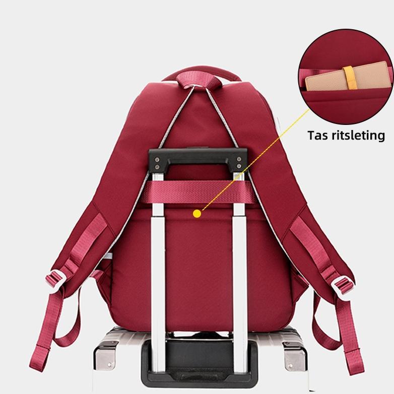 Safitri Supply - All Double Unisex Tas Ransel Berkapasitas Besar Tas Sekolah Ransel Pelajar Tahan Ai