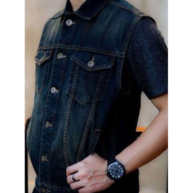 NEW Jaket Rompi Eiger Riding 3228 Escalade 1.1 Vest Denim Original - Blue