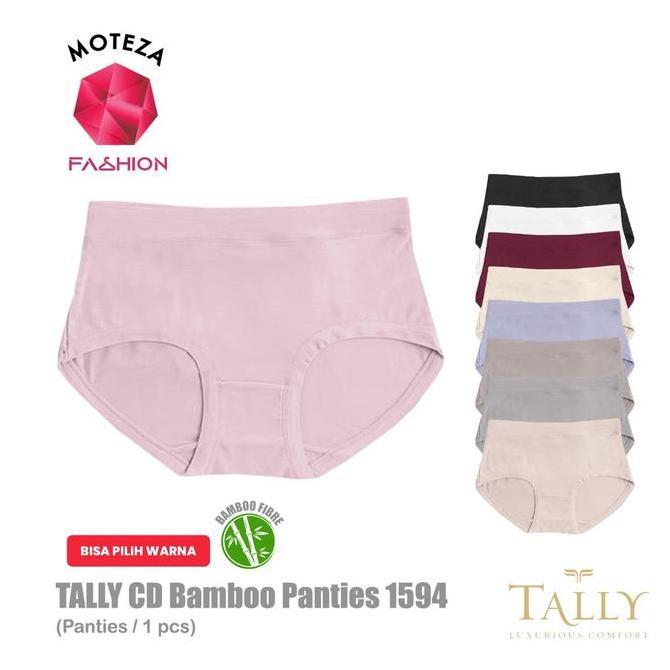 Tally 1594 Cd Celana Dalam Wanita Jumbo Big Size  Katun Bamboo Lembut