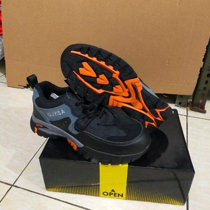Scbk- Sepatu Safety Sporty Guyisa 121 Ujung Besi Pria Wanita Shoes Santai Kerja
