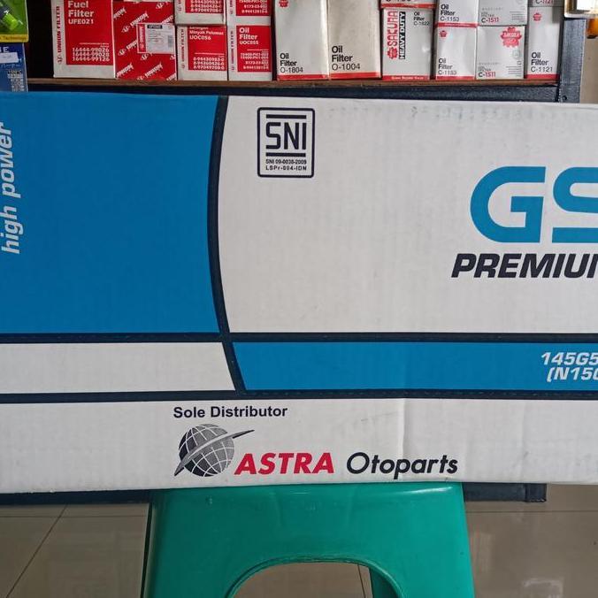 TERBARU - Aki Truk/ Genset/ GS Premium N150 Astra / 145G51 12v 150Ah/ GS N 150
