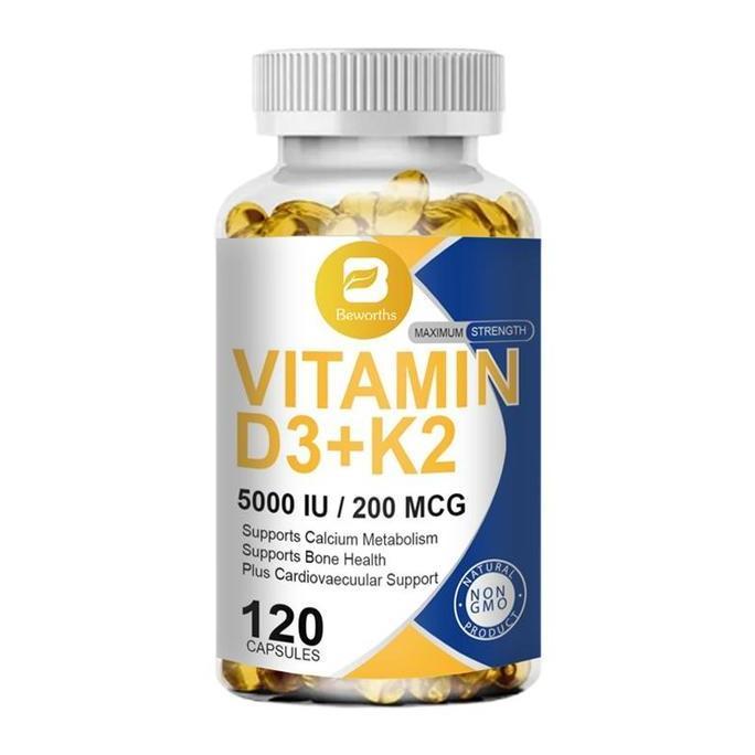 Vitafix- Beworths Organic Vitamin D3K2 Capsules For Boosting Calcium