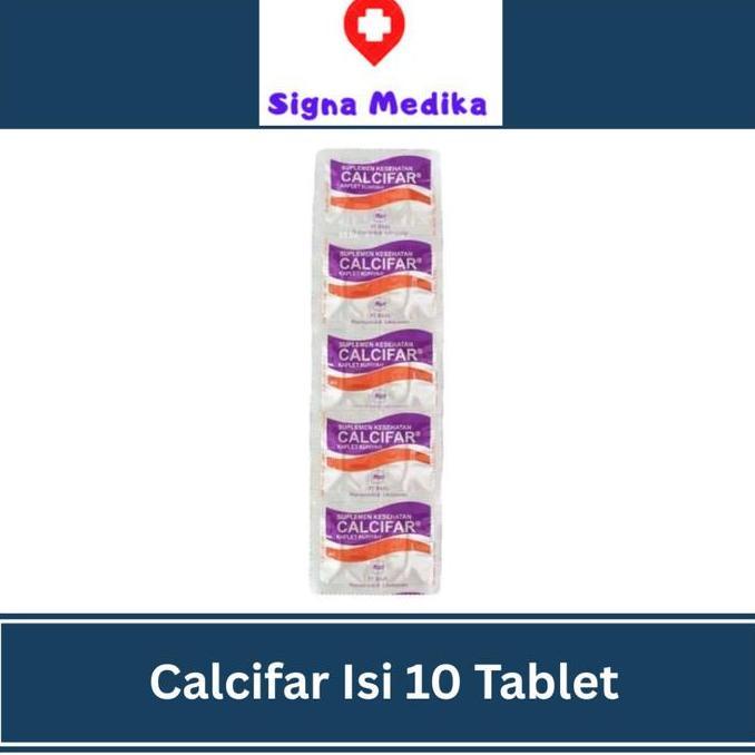 Calcifar Strip Isi 10 - Vitamin Kalsium