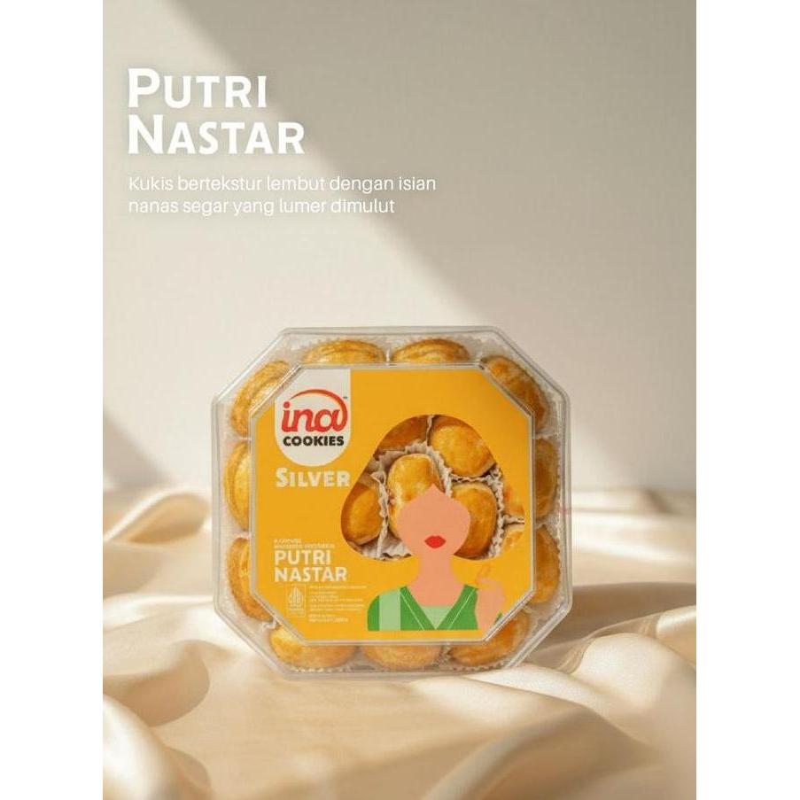 Ina Cookies Silver Kue Kering Putri Salju Nastar Kastengel LS