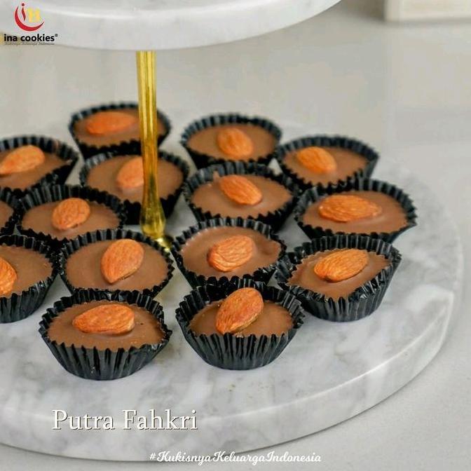 INA COOKIES JAR KACA KUE LEBARAN IDUL FITRI NASTAR KASTANGEL COKLAT LS