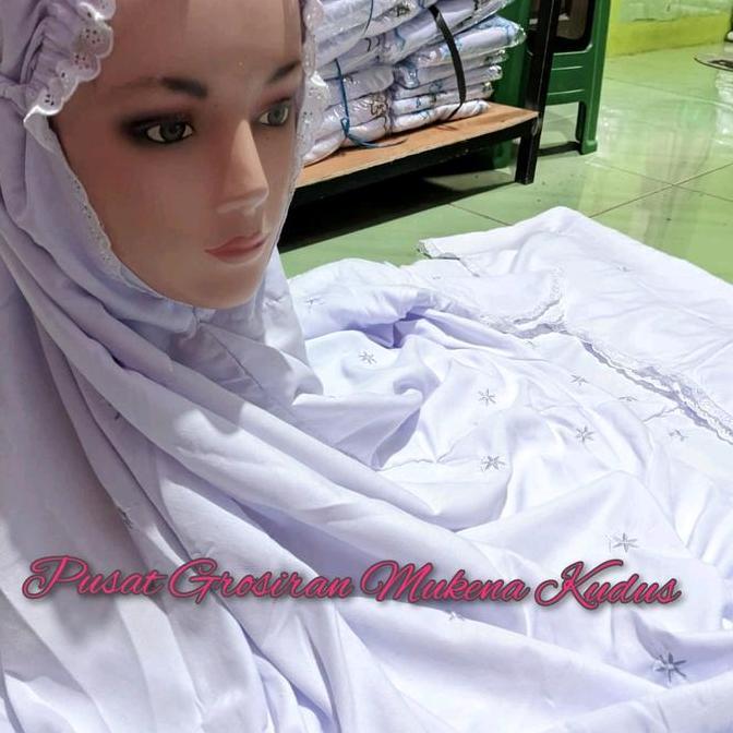 Disiniaja- Mukena Terusan Bordir Seribu Bunga Mawar Indah