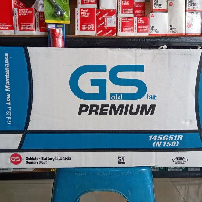 Aki truk/ Aki Genset/ GS Premium N150/GSN150 Goldstar/ Aki Kapal