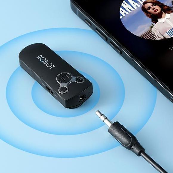 Receiver Bluetooth ROBOT RS10 for Headset Earphone Compatible