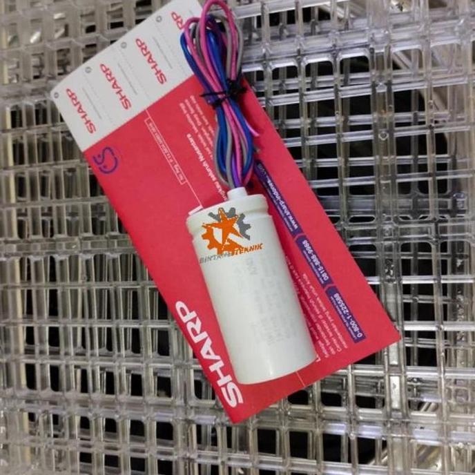 0Kapasitor 11+3uf Mesin Cuci Sharp Epcos A208 A209 original