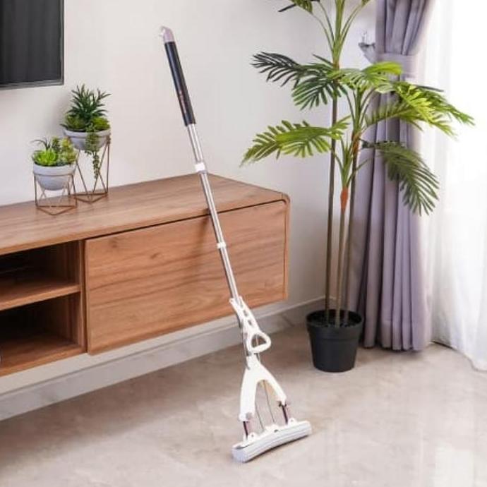 TERBARU - PVA Mop Beige Proclean Alat Pel busa+ Pemeras | Alat Kebersihan Mop
