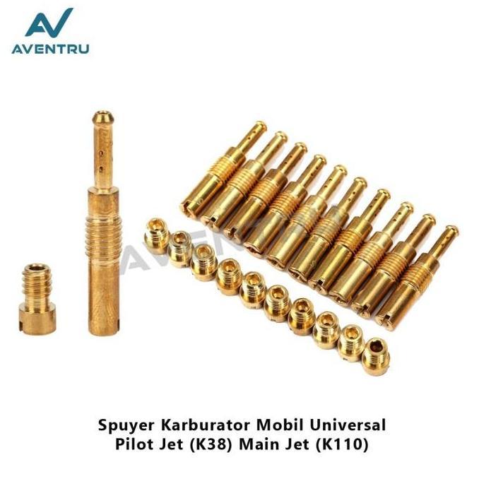 LOLOPECHKA Spuyer Main Pilot Jet Karburator Carburator Mobil Universal