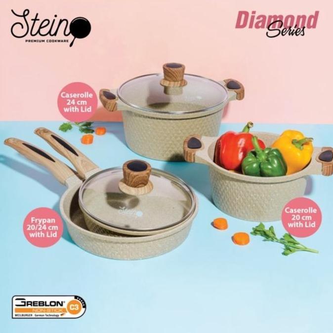 Panci Steincookware Paket Diamond Set Stein Diamond Series