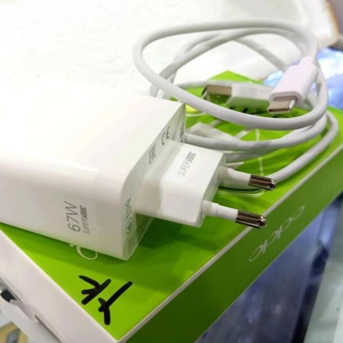 Charger Oppo SUPER VOOC 67W Kabel Tipe C Type-C 67 Watt Oppo A98 A92