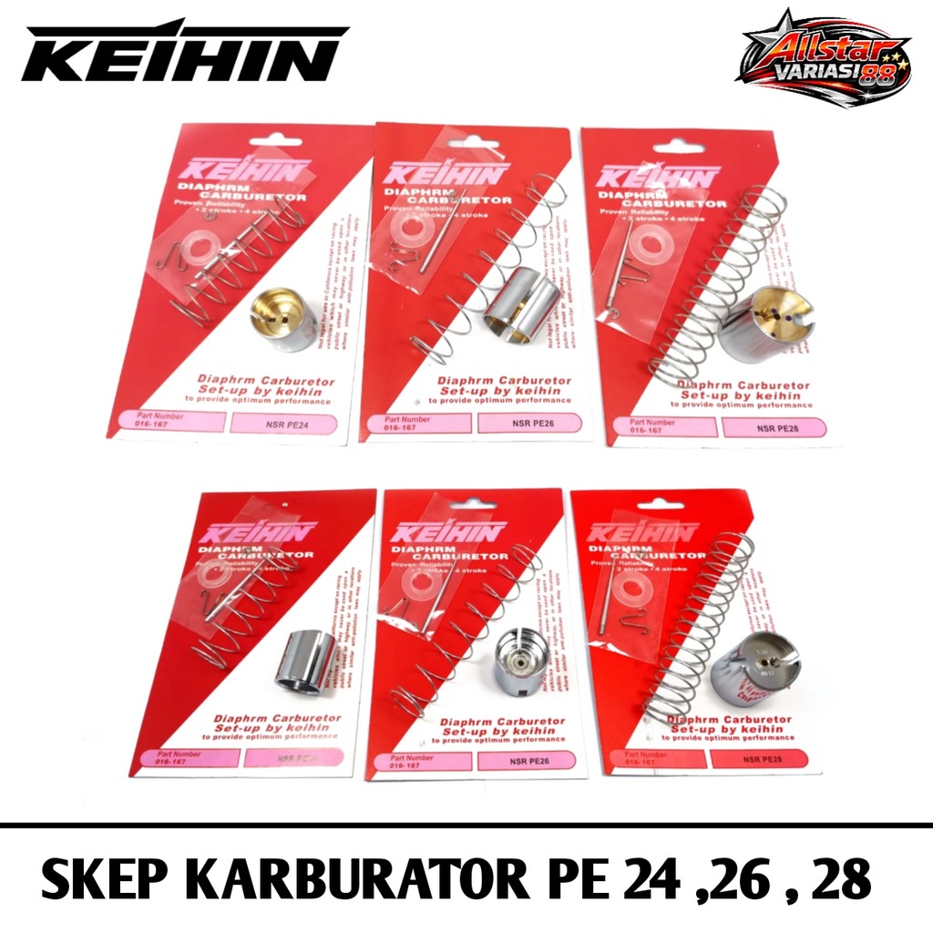 Skep Karburator Keihin PE 24 / PE 26 / PE 28 – Slide Skep Per Karbu – Respons Gas Halus
