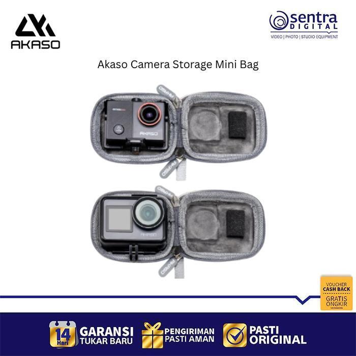 Akaso Mini Bag Tas Penyimpanan Action Camera Anti Air Gopro Dji Insta360 New