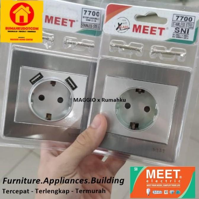 SAKLAR LAMPU RUMAH & STOP KONTAK USB - MEET