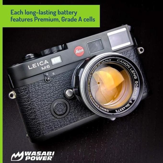 TERMURAH - Wasabi Power Battery & Charger for Leica BP-DC14 BP-DC14E BP-DC14U BP DC14 DC14E DC14U BP
