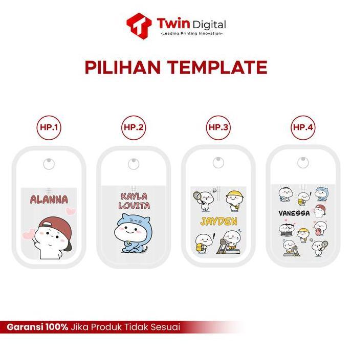 Bytwx- Hand Sanitizer Pocket Spray Custom Edisi Pentol - Handsanitizer Pentol