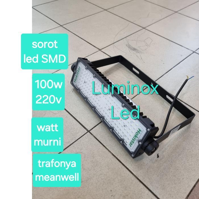 Lampu Sorot Taman Kuning Led 100W 100Watt / Tembak Led 100 Watt 220V Baru