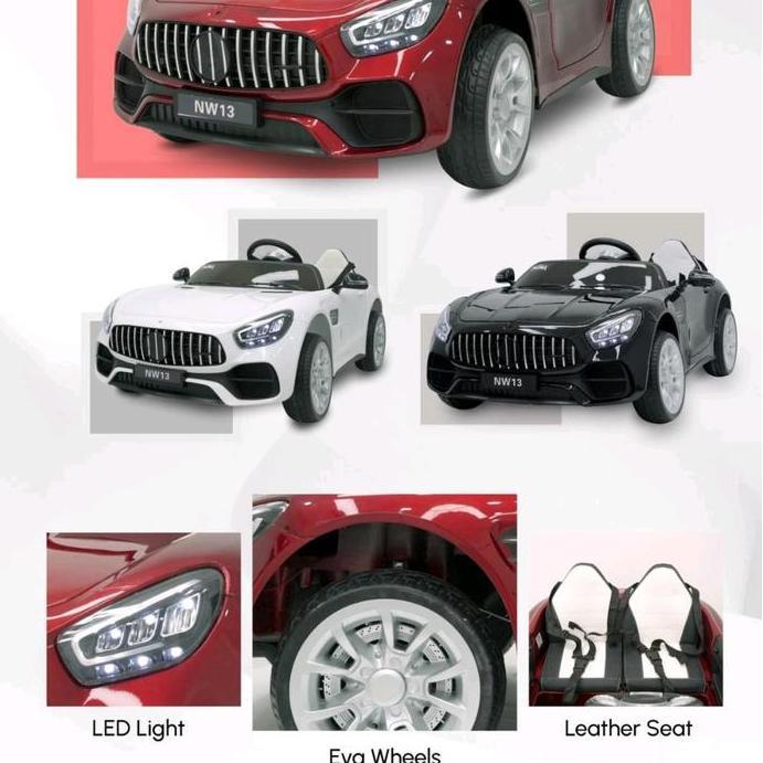 Mainan Anak Mobil Aki Mercy Gtr 2Seat Nuwa Nw13 Allshop