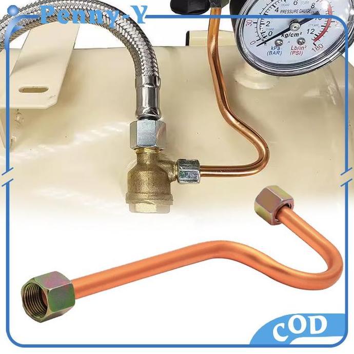 SOORIM Discharge Pipa Kompresor Angin Aluminium Pipa Tanda Tanya Kompresor Angin