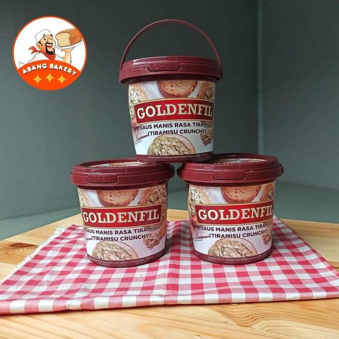 Supplier UMKM| Goldenfil Tiramisu Crunchy | Selai Roti Mocha