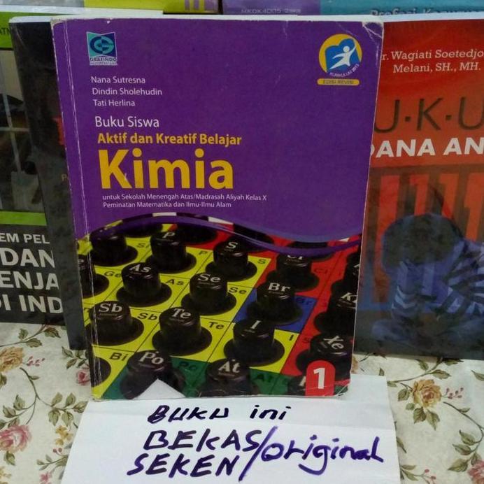 Kimia untuk SMA kelas 10 peminatan grafindo