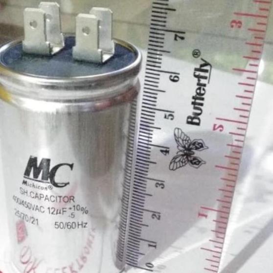 12Uf 400V 450 Vac Mc 12 Uf Kapasitor Running Capasitor Baru