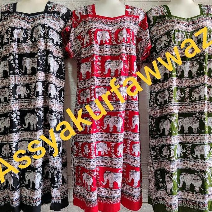 Daster Batik Srigading Model Sikak Ld 130 Motif Gajah Baris #Tebal#Murah#Viral