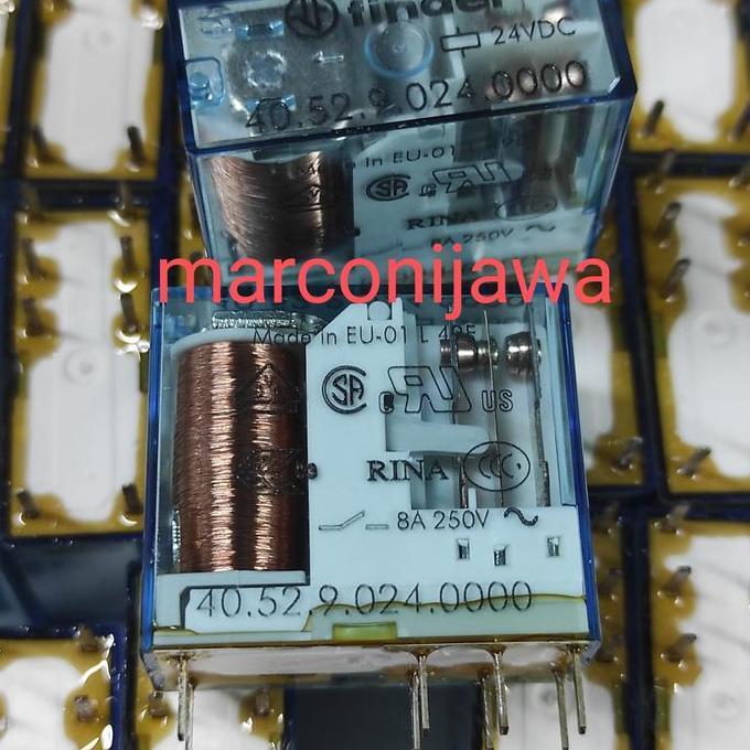 Relay finder 24Vdc 4052 8A 250V 8pin