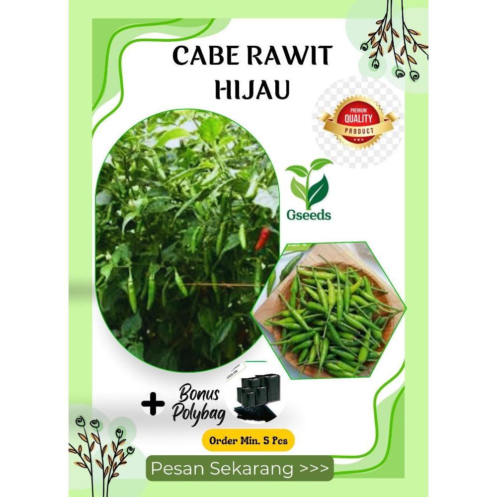 Bisa Cod 20 Benih Unggul Cabe Rawit Hijau Bibit Seed Benih Cabe Rawit Hijau Unggul Sayuran Cabai Ber