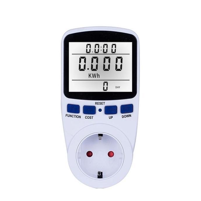 Indusprik- Watt Meter Pengukur Listrik Kwh Digital Power Meter Volt Ampere Watt Meter Tester