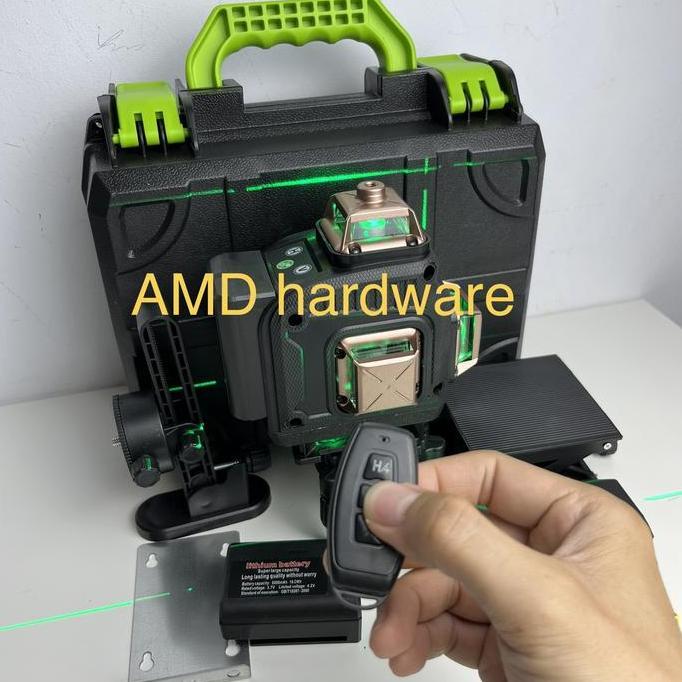 Indusprik- Waterpass Digital Laser Level Cross 5 Line Jld Alat Ukur Siku Garisan